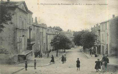 CPA FRANCE 13 " Chateaurenard, Avenue du 4 Septembre"