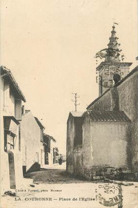 CPA FRANCE 13 "La Couronne, Place de l'Eglise"