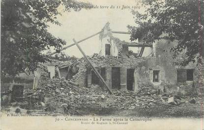 CPA FRANCE 13 "Concernade, La ferme après la catastrophe du 11 juin 1909"