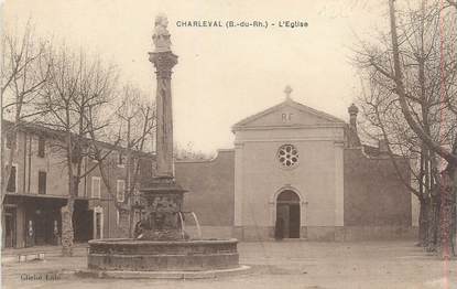 CPA FRANCE 13 "Charleval, L'église"