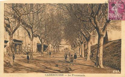 CPA FRANCE 13 "Caderousse, La promenade"