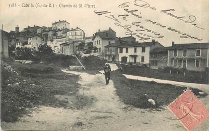 CPA FRANCE 13 "Cabriès, Chemin St Pierre"