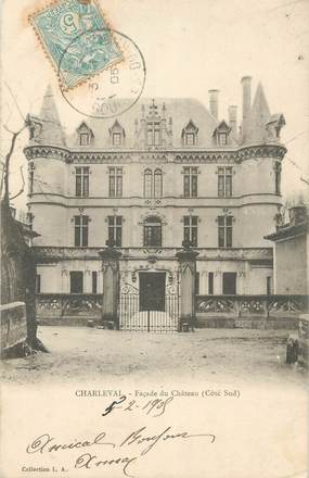 CPA FRANCE 13 "Charleval, Façade du château"