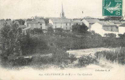 CPA FRANCE 13 " Graveson, Vue générale"