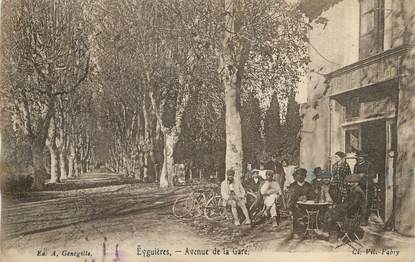 CPA FRANCE 13 " Eyguières, Avenue de la Gare"