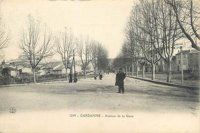 CPA FRANCE 13 " Gardanne, Avenue de la Gare"