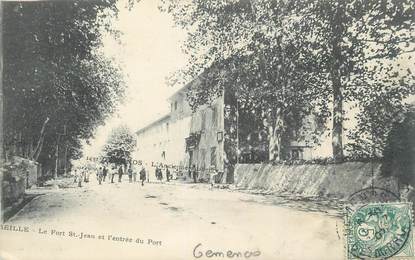 CPA FRANCE 13 " Géménos, Le Fort St Jean et l'entrée du port"