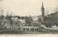 CPA FRANCE 13 " Géménos, Place de l'église et le Sommet de Garlaban"