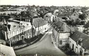 89 Yonne / CPSM FRANCE 89 "Saint Aubin Châteauneuf, la place et la grande rue"