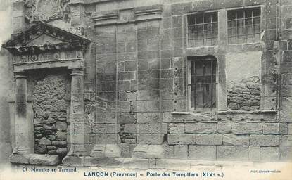 CPA FRANCE 13 " Lançon, Porte des Templiers" / TEMPLIERS