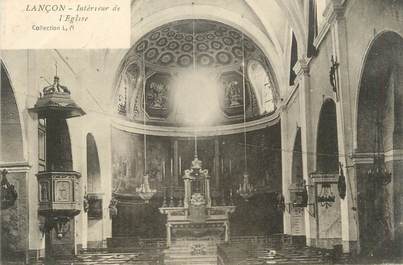 CPA FRANCE 13 " Lançon, Intérieur de l'église"