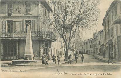 CPA FRANCE 13 " Istres, Place de la Mairie et la Grande Fontaine"