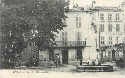 CPA FRANCE 13 " Istres, La Place de l'Hôtel de Ville"