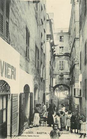 / CPA FRANCE 20 "Bastia, rue Saint Erasme"