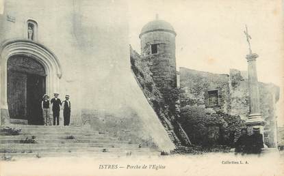 CPA FRANCE 13 " Istres, Porche de l'église"