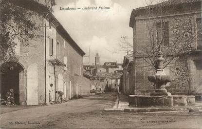 CPA FRANCE 13 " Lambesc, Le Boulevard Nationa"