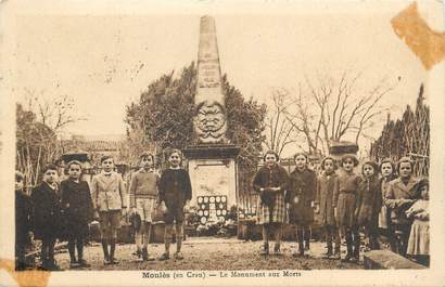 CPA FRANCE 13 " Moulès, Le monument aux morts"