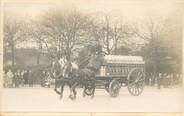 75 Pari CARTE PHOTO FRANCE 75010 "Paris, Attelage laiterie en Gros, Faubourg du Temple"