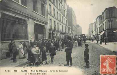 CPA FRANCE 75006 "Paris, Rue de l'Ourcq, sortie du personnel"