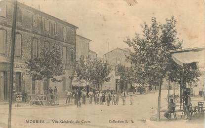 CPA FRANCE 13 " Mouriès, Vue générale du cours"