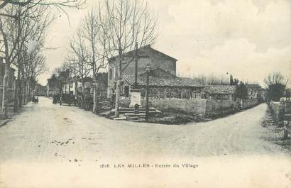 CPA FRANCE 13 " Les Milles, Entrée du village"