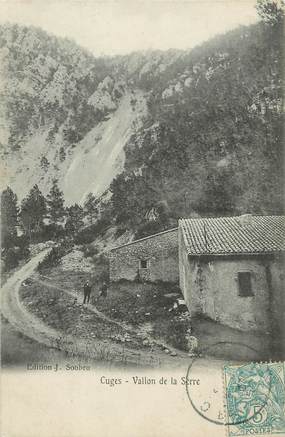 / CPA FRANCE 13 "Cuges, vallon de la Serre"