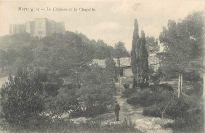 CPA FRANCE 13 " Meyrargues, Le château et la chapelle"