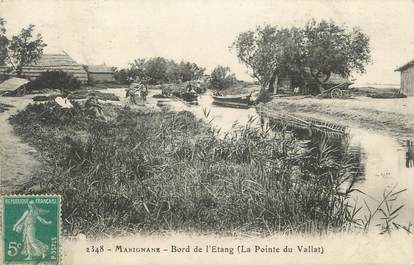 CPA FRANCE 13 " Marignane, Les bords de l'étang"