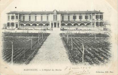 CPA FRANCE 13 " Martigues, L'Hôpital des Marins"