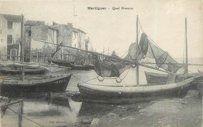 CPA FRANCE 13 " Martigues, Quai Brescon"