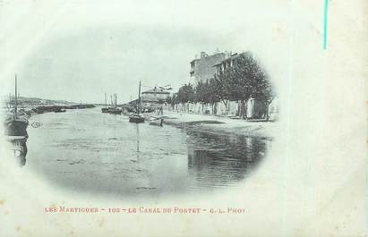 CPA FRANCE 13 " Martigues, Le Canal du Pontet"