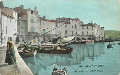 CPA FRANCE 13 " Martigues, Le Quai Ste Catherine"