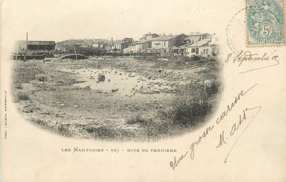 CPA FRANCE 13 " Martigues, Rive de Ferrière"