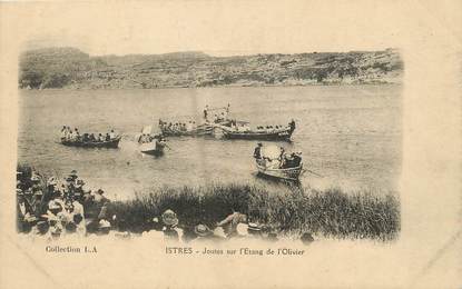 / CPA FRANCE FRANCE 13 "Istres, joutes sur l'étang de l'Olivier"