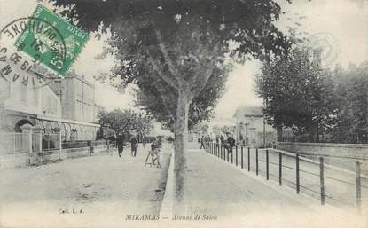 CPA FRANCE 13 " Miramas, Avenue de Salon"