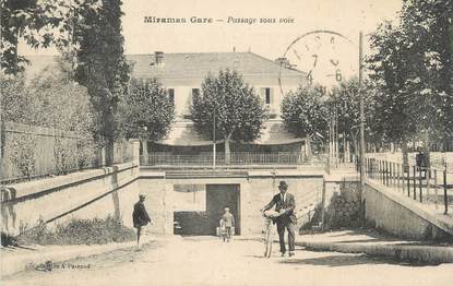 CPA FRANCE 13 " Miramas, Passage sous voie"