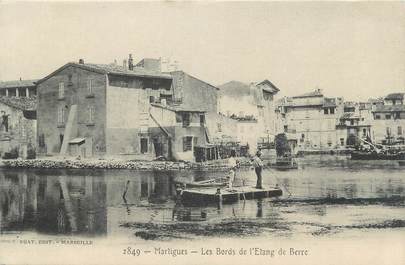 CPA FRANCE 13 " Martigues, Les bords de l'Etang de Berre"