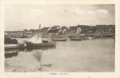 CPA FRANCE 13 " Carro, Le port"