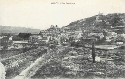 CPA FRANCE 13 " Orgon, Vue d'ensemble"