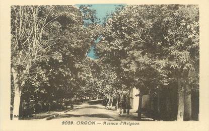 CPA FRANCE 13 " Orgon, Avenue d'Avignon"