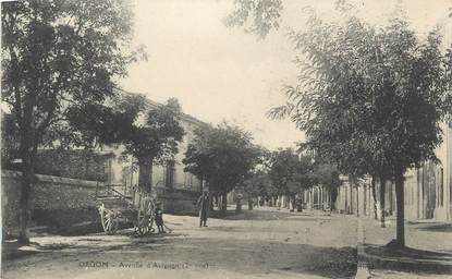 CPA FRANCE 13 " Orgon, Avenue d'Avignon"