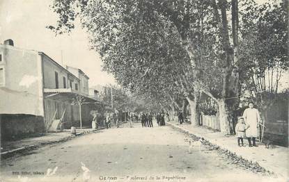 CPA FRANCE 13 " Orgon, Boulevard de la République"