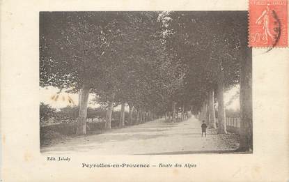 CPA FRANCE 13 " Peyrolles en Provence, Route des Alpes"