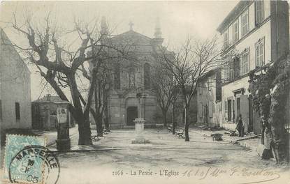 CPA FRANCE 13 " Les Pennes, L'église"