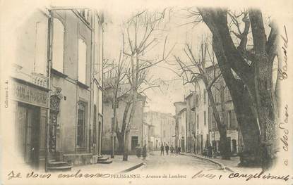 CPA FRANCE 13 " Pelissanne, Avenue de Lambesc"