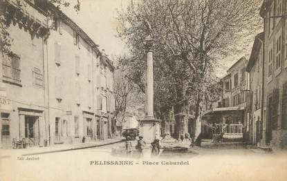 CPA FRANCE 13 " Pelissanne, Place Cabardel"
