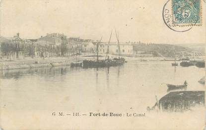 CPA FRANCE 13 " Port de Bouc, Le canal"