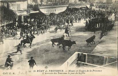 / CPA FRANCE FRANCE 13 "Saint Remy de Provence, Moeurs et usages de la provence"