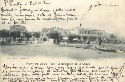 CPA FRANCE 13 " Port de Bouc, Le Quartier de la Lègue"