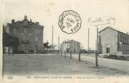 13 Bouch Du Rhone CPA FRANCE 13 " Port St Louis du Rhône, Place du marché et l'église" / CACHET AMBULANT